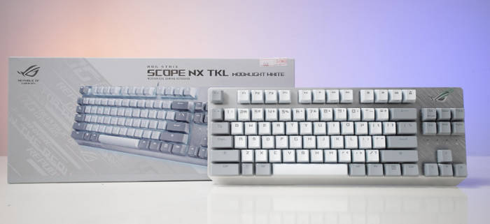 TNC Store Bàn Phím Asus ROG Strix Scope NX TKL Moonlight White